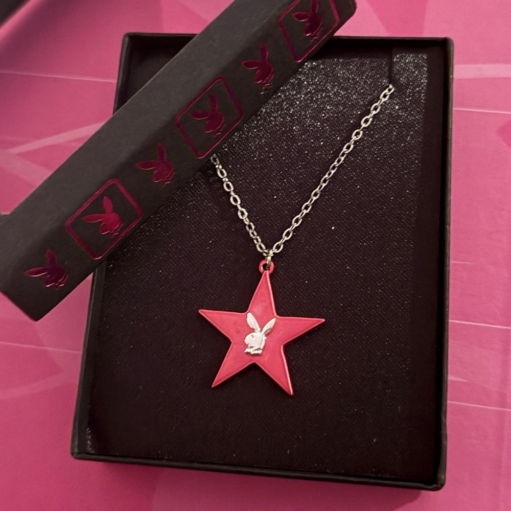 Playboy Y2K star necklace NWT
